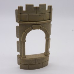 Playmobil 7365 Mur Gris Arrondi Médiéval Fenêtre 3274 3665 3666 3839 4063 Léger Jaunissement