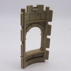 Playmobil 7365 Mur Gris Arrondi Médiéval Fenêtre 3274 3665 3666 3839 4063 Léger Jaunissement