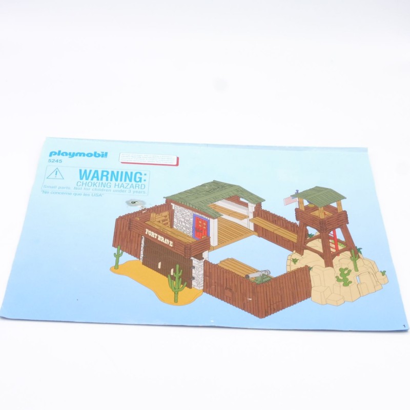 Playmobil 16950 Notice Originale Western 5245 un peu abimée