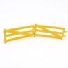 Playmobil 17894 Lot de 2 Barrières Jaunes Maison Western 3769 6410 dont 1 cassée