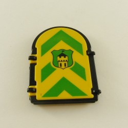 Playmobil 9950 Fenêtre Arche Vert et Jaune avec Contour Steck Médiéval