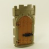 Playmobil 7366 Mur Gris Arrondi Médiéval Porte 3665 3666 4063 5738 Léger Jaunissement