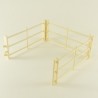 Playmobil 23327 Lot de 3 Grandes Barrières Blanches 3120