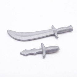 Playmobil 41342 Poignard et Cimeterre Gris