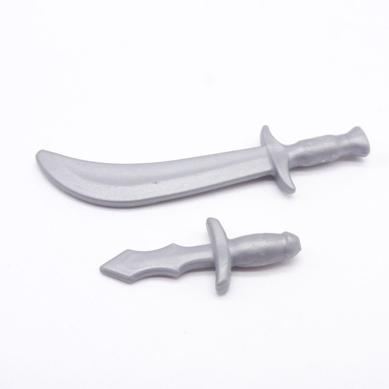 Playmobil 41342 Poignard et Cimeterre Gris