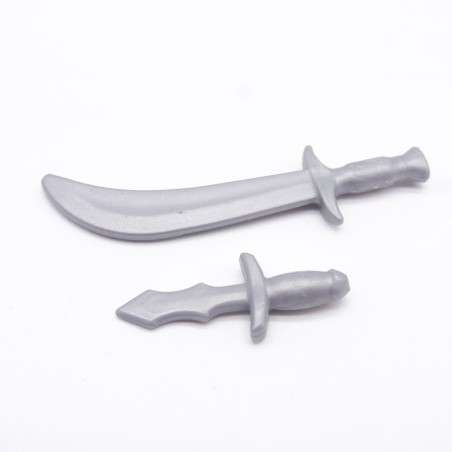Playmobil 41342 Poignard et Cimeterre Gris