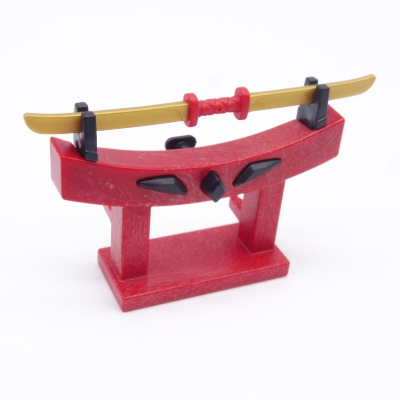 Playmobil 41343 Présentoir Rouge avec Double Katana