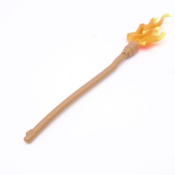 Playmobil 41347 Lance Marron avec Flamme