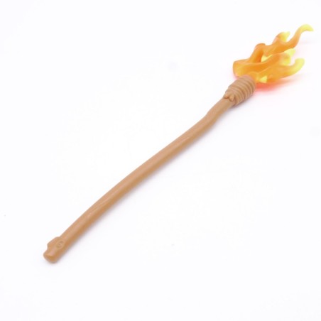 Playmobil 41347 Lance Marron avec Flamme