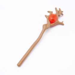 Playmobil 41348 Grand Baton de Sorcier Marron Clair avec Diamant