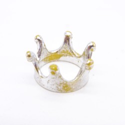 Playmobil 41356 Couronne Argent Chrome Vintage 3263 3335 3405 3568 Usée