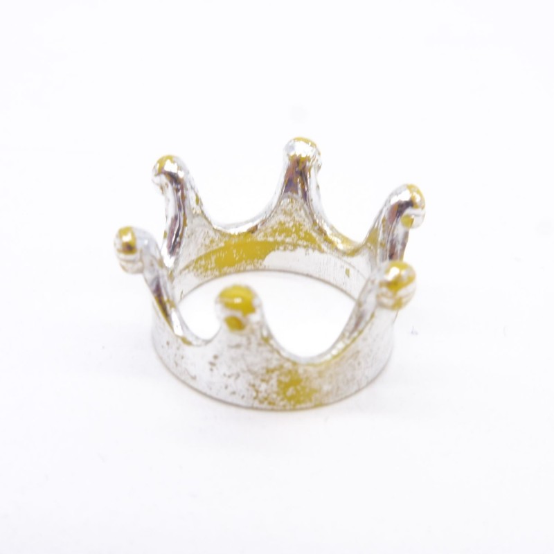 Playmobil 41356 Couronne Argent Chrome Vintage 3263 3335 3405 3568 Usée