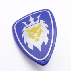 Playmobil 41382 Bouclier Bleu Argent Jaune Lion un peu usé