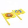 Playmobil 41389 Lot de 2 Drapeaux Jaunes Zoo 3240