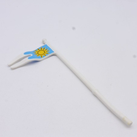 Playmobil 41390 Drapeau étendard Bleu Soleil Jaune