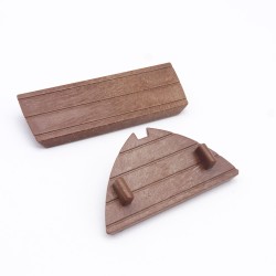 Playmobil 41414 Lot de 2 Sièges Marrons pour Barque 4295