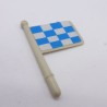 Playmobil 41416 Drapeau Gris Bateau Pirate Vintage avec Stickers