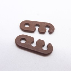 Playmobil 41422 Lot de 2 attaches Marron pour corde