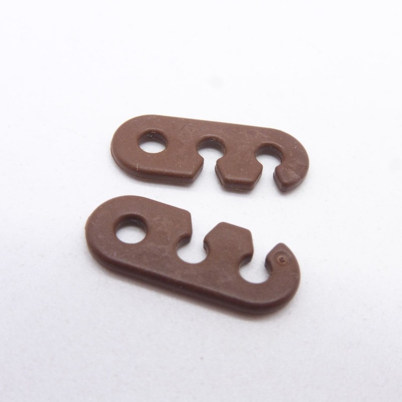 Playmobil 41422 Lot de 2 attaches Marron pour corde