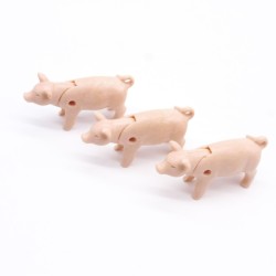 Playmobil 41456 Lot de 3 Petits Cochons Roses un peu sales