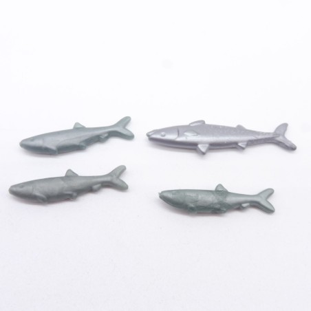 Playmobil 41459 Lot de 4 Poissons