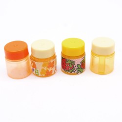 Playmobil 41487 Lot de 4 Petits Pots Légumes Fruits Nourriture