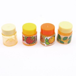 Playmobil 41488 Lot de 4 Petits Pots Légumes Fruits Nourriture