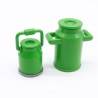 Playmobil 41497 Lot de 2 Pots à Lait Vert 1 Fond Gris