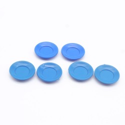 Playmobil 41499 Lot de 6 Petites Assiettes Bleues
