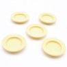 Playmobil 41510 Lot de 5 Assiettes Jaune Paille