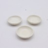 Playmobil 41511 Lot de 3 Petites Assiettes Creuses Blanches