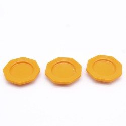Playmobil 41513 Lot de 3 Assiettes Oranges