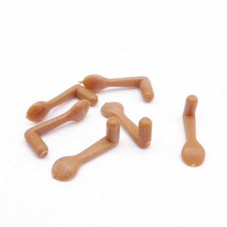 Playmobil 41518 Lot de 6 Cuillères Marrons Vintage