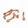 Playmobil 41518 Lot de 6 Cuillères Marrons Vintage