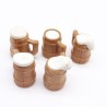 Playmobil 41522 Lot de 5 Chopes de Bière avec Mousse un peu sale