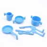 Playmobil 41524 Lot de Vaisselle Bleue Vintage 3258