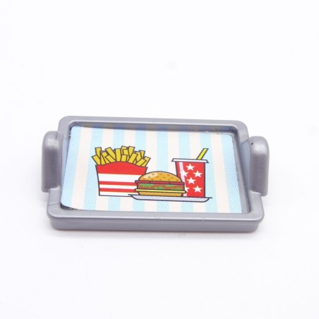Playmobil 41529 Plateau Gris Sticker Burger