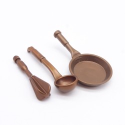 Playmobil 41547 Poele et Ustensiles de Cuisine Cuivre 35173968 4058 4283 5755