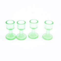 Playmobil 41559 Lot de 4 Verres à Pieds Verts