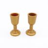 Playmobil 41564 Lot de 2 Verres à Pieds Dorés