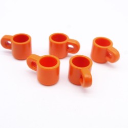 Playmobil 41568 Lot de 5 Tasses Oranges
