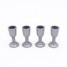 Playmobil 41577 Lot de 4 Verres à Pieds Gris Argent