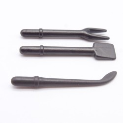 Playmobil 41588 Lot d'accessoires Gris pour Barbecue