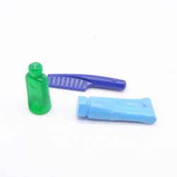 Playmobil 41608 Peigne bleu Tube de crème Flacon Parfum