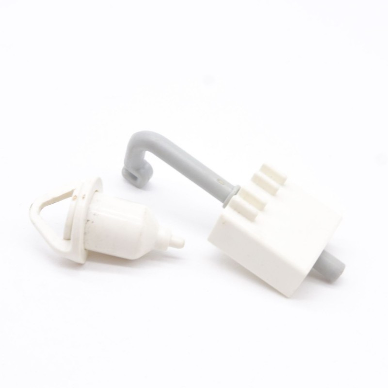 Playmobil 41627 Perfusion Blanche avec Pied et Socle Gris