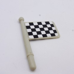 Playmobil 41660 Drapeau Gris à Damiers