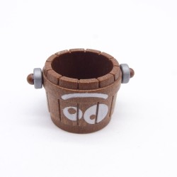 Playmobil 41661 Seau Marron Foncé avec dessin Yeux