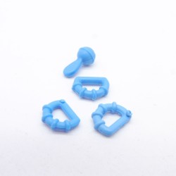 Playmobil 41669 Lot de 4 Jouets Bleus Bébé Hochets 5570 6447 9079 9495 5573