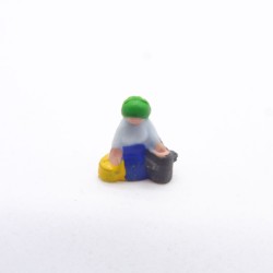 Playmobil 41691 Micro Jouet Enfant Fermière Bleue 5333 Sans Aimant