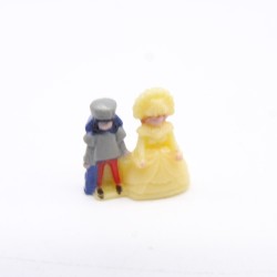 Playmobil 41701 Micro Jouet Enfant Prince et Princesse Jaune 4330 Magnétique